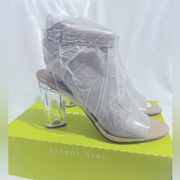 GIANNA BINI Ahrley Clear Strappy Sandals - Picture 3 of 6